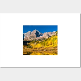 Maroon Bells Fisherman Posters and Art